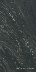 Керамогранит для пола и стены Atlas Concorde Italy Marvel Diva  Black Tempest Velvet 60x120 AU8J