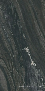 Керамогранит для пола и стены Atlas Concorde Italy Marvel Diva  Black Tempest Velvet 60x120 AU8J