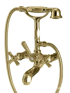 Смеситель для ванны, с душевым гарнитуром (лейка, шланг в компл.), (цв. бронза),  ZZ Nicolazzi Teide Four 1901 BZ 45