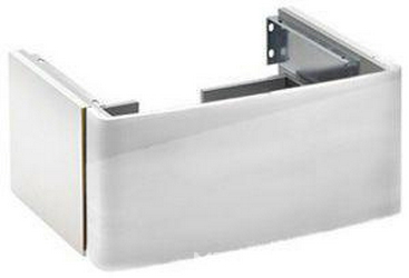 Тумба под раковину 950хh360х500мм, подвесная с выдв.ящиком, (цв. корпус белый лак, фронт белый лак) Elegance New ZZ
