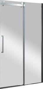 Дверь в нишу 1200хh1950мм, "Правая", сдвижная дверь СЛЕВА, вход 480мм, (стекло прозр. 8мм, фурнит. цв.хром),  XX Cezares Stylus STYLUS-BF-1-120-C-Cr-R