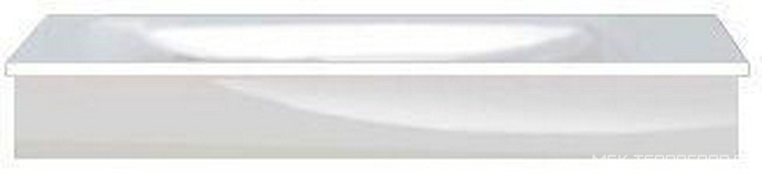 База под раковину (фасад и корпус цв.белый глянец) 1200х500хh134мм (крепл. в компл.), Pli ZZ