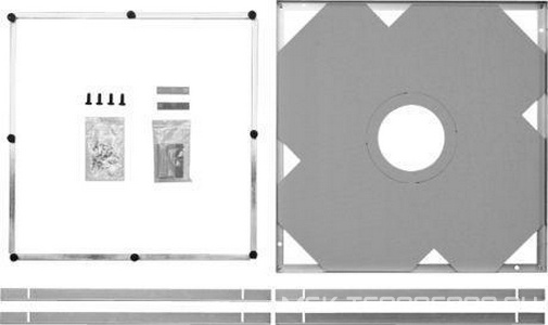 Монтажный комплект (ножки, рама) для душ.поддона 1200х900мм, арт.720087),  ZZ Duravit DuraPlan 790145000000000