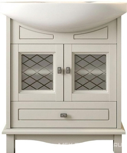 Тумба напольная -65, 650x866x510 мм, цвет слоновая кость, БЕЗ раковины Стиль (Альфа) 65 (n125067) ZZ Opadiris Омега 00-00003138