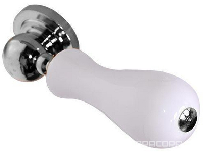 Механизм смыва для бачка "Моноблок" с боковой ручкой смыва, (цв.хром), Kerasan ZZ Kerasan Универсал 7570 90