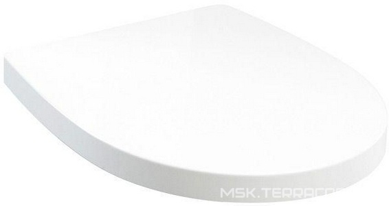 Крышка-сиденье с микролифтом (НЕ ПРОДАЕТСЯ БЕЗ УНИТАЗА), для унитаза VICTORIA NORD, белая, крепеж хром в компл. KL Roca Victoria Nord ZRU9000024