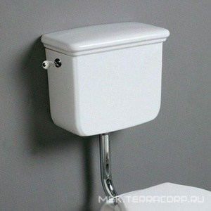 Бачок "Средний" с крышкой, для чаши унитаза, подвод воды сбоку справа/слева, БЕЗ механизма смыва с трубой соед., арт.D 11 хх,  Simas Lante LA28