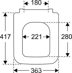 Сиденье для унитаза, с микролифтом, (цв.R1 white alpin cer+),  ZZ Villeroy & Boch Finion 9M88S1R1