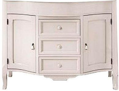 База под раковину, 103смх57хh80см, БЕЗ раковины, ручек, (цв. bianco decape),   ZZ Eban Rebecca FBSRB105-B