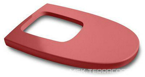 Крышка биде KHROMA, цвет красный, крепеж в комплекте XX