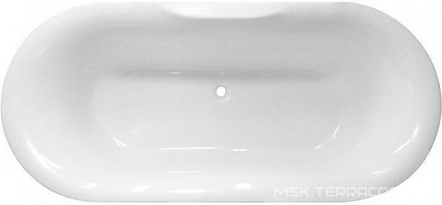 Ванна отдельностоящая из лит.мрамора "", 1740*800, белая ZZ Эстет Лион ФР-00000684