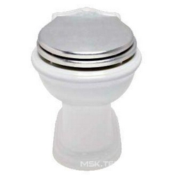 Унитаз напольный пристенный 40х60хh43см, выпуск в стену, БЕЗ сиденья (установка со скрытым в стене бачком смыва, крепл.к полу в компл.), Hermitage Z X