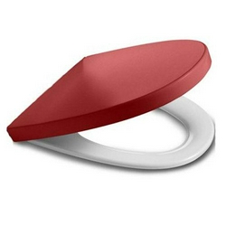 Крышка/сиденье KHROMA, цвет красный , крепеж в комплекте XX