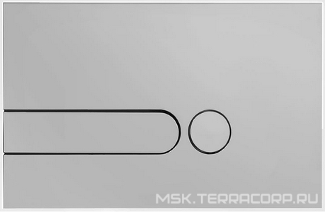 Клавиша двойного смыва для инсталляции, цвет хром ZZ Jacob Delafon Универсал E4326-CP