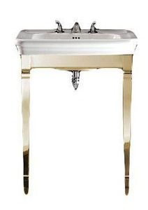 Консоль металлическая для раковины Etoile 70см, (цв. латунь),  ZZ Devon & Devon Duke Console DEDUKEOT