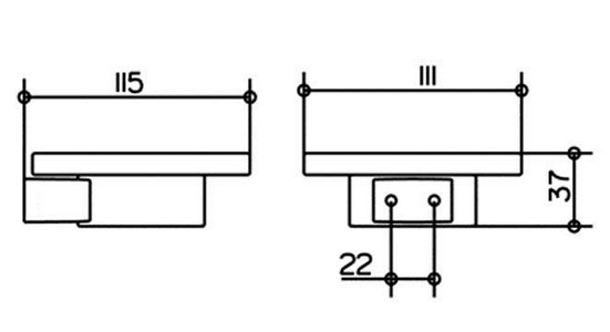 Мыльница с держателем,  ZZ Keuco Plan 14955019000