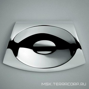 Мыльница настенная металл., (цв.хром),  Colombo Land B2801.000