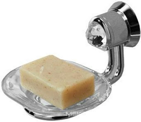 Мыльница настенная (цв.хром) Okay Swarovski XX