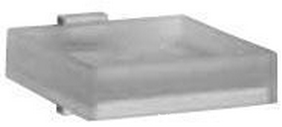 Мыльница настенная (цв.хром/стекло матовое) 9900 XX