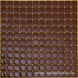 Мозаика 25FL-M-027 (коричневый) интерьерная (чип 2.5x2.5) ZZ|31.5x31.5