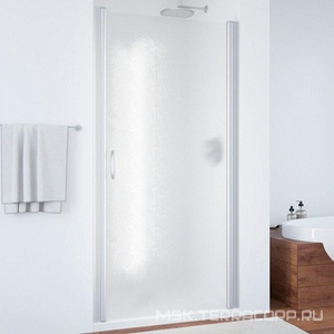 Дверь в нишу , 70x190 см, универсальное, профиль хром матовый, стекло шиншилла ZZ Vegas Glass EP EP 0070 07 02