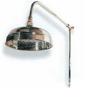 Лейка верхнего душа d 20см, с трубой (устан. с смесит. д/д арт. MARF22M), (цв. латунь), D&D, ZZ Devon & Devon Универсал AQK320