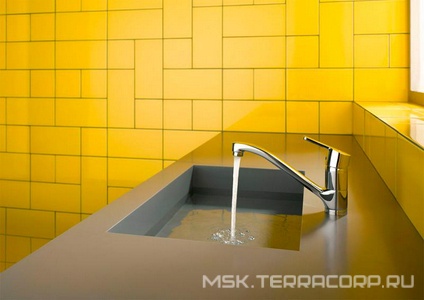 Смеситель для кухни, однорычажный, без донного клапана, гибк.подв., хром Kludi Logo NEO 379130575