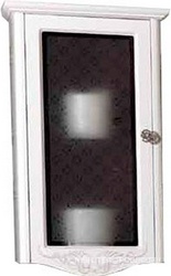 Шкаф настенный, 42,1хh77х25,1см, распашн. дверь, петли слева, ручка цв. хром, Hermitage ZZ