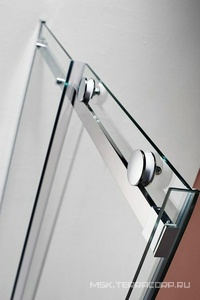 Дверь в нишу 1400хh1950мм, сдвижная дверь справа/слева, вход 550мм, (стекло прозр. 8мм, фурнит. цв.хром), STYLUS ZZ Cezares Stylus STYLUS-O-M-BF-1-140-C-Cr