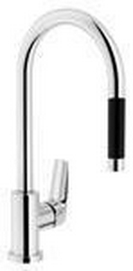 Смеситель для кухни, с выжвижным душем, (цв.хром),  ZZ Nobili New Road RD00137/1CR