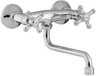Смеситель для кухни, настенный, (цв. хром), Old italy ZZ