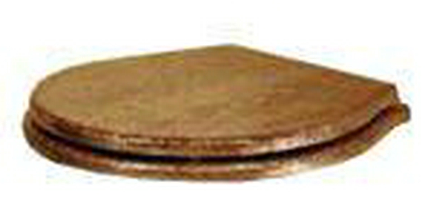 Сиденье для унитаза (цв.орех Noce орех светлый/петли цв.бронза),  XX Lineatre Hermitage 21910/Noce/BR