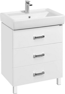 Тумба напольная  70 M, 670x688x442 мм, цвет белый глянец, без раковины Тигода 70 ZZ Aquaton Америна 1A169001AM010