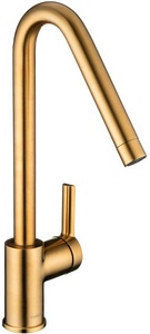 Смеситель для кухонной мойки, (цв.золото),  ZZ Swedbe Select 2742GO