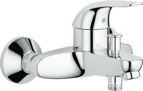 Смеситель для ванны и душа, однорычажный, БЕЗ душ.гарн., хром Grohe Euroeco 32743000