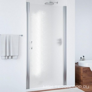 Дверь в нишу , 70x190 см, универсальное, профиль хром глянец, стекло шиншилла ZZ Vegas Glass EP EP 0070 08 02