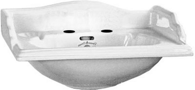 Раковина 640х480хh267мм, (2 отв. д/смесит.) ZZ Devon & Devon Cambridge IBLG(2)FCAM