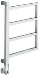 Полотенцесушитель 400(485)хh475(680)мм, (эл.+Box), (цв. Mat(Satin) Nickel), Margaroli ZZ