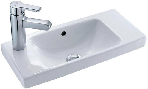 Раковина /50x22/, отверстие слева, БЕЗ полот.держ. ODEON UP ZZ Jacob Delafon Odeon Up E4701L-00