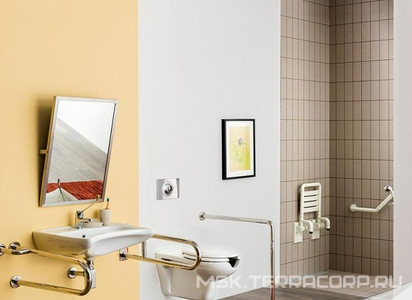 Поручень захватный для инвалидов, настенный ZZ Creavit Универсал TB310