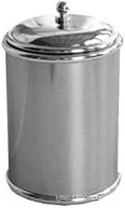 Ведро для мусора с крышкой h30х20см, пластиковый контейнер в компл., (цв. хром) as ZZ Pomd'or Complementos/Jaboner 14.93.50.002