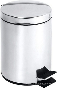 Ведро мусорное 12л, (цв. хром),  ZZ Bemeta Hotel 104315032