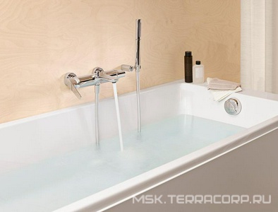 Смеситель настенный  для ванны/душа, хром Jacob Delafon Aleo+ E72319-CP