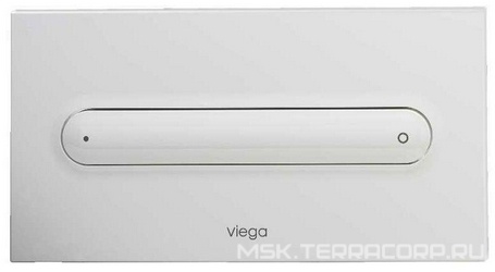 Кнопка для инсталляции арт.606664, пластик, цв.белый  Viega Style 11 (8332.1) KL