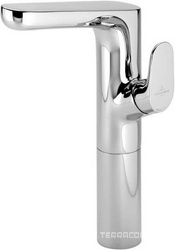 Смеситель для раковины высокий однорычажный на 1 отв. (цв. хром) LAura ZZ