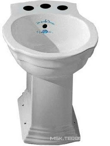 Биде напольное, c 3 отв. д/смесителя, крепл. к полу в компл.,  ZZ Devon & Devon Westminster IBBID(3)FWES