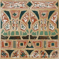 Recto Mudejar rojo XX |33x33