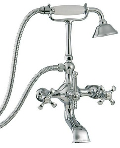 Смеситель для ванны, с душевым гарнитуром, (цв.хром),  ZZ 3M Nuova retro 4101 CC