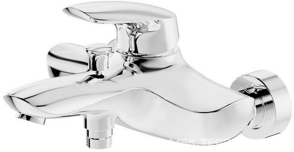 Смеситель для ванны/душа  излив 195мм, с установ.компл., БЕЗ аксессуаров, хром XX AMPM Bliss L F5310032 / F5310064/F5310000