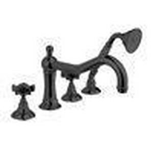 Смеситель для ванны, встраиваемый в борт на 5 отв., прям/излив 250мм, (цв.  IRON, ручки Mac Kinley 05), вн/часть компл., M.Croce/Mac Kinley ZZ Nicolazzi M. Croce/Mac Kinley 2224 FV 29